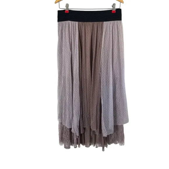 FREE PEOPLE Y2K *Blogger Favorite* Sugar Plum Fairy Tulle Layered Skirt